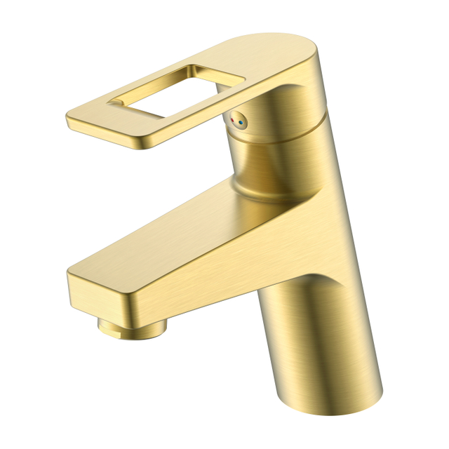 Смесители для ванной комнаты с одной ручкой Золотой смеситель для раковины ванной комнаты 