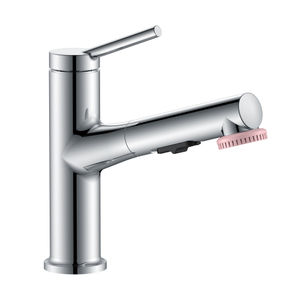 Смеситель для ванной комнаты Chrome Basin Faucet Black с косметической щеткой