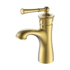 Смеситель для ванной комнаты из старинной латуни Золотой смеситель для раковины ванной комнаты Смесители для ванной комнаты с одним отверстием
