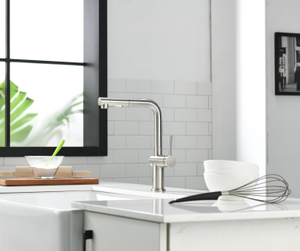 Широко распространенный кухонный кран Кухонный кран из нержавеющей стали Кухонный кран Выдвижной смеситель